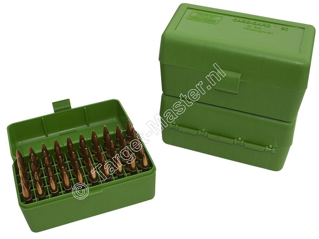 MTM RL50 Ammo Box GREEN content 50